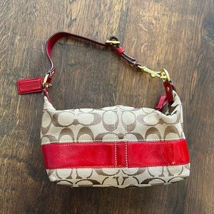 Vintage Coach shoulder bag.
